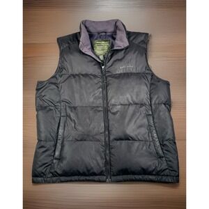 Vintage Eddie Bauer Puffer Vest Mens Large Premium Goose Down Full Zip/Pockets
